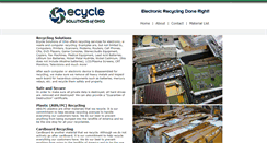 Desktop Screenshot of ecycleohio.com